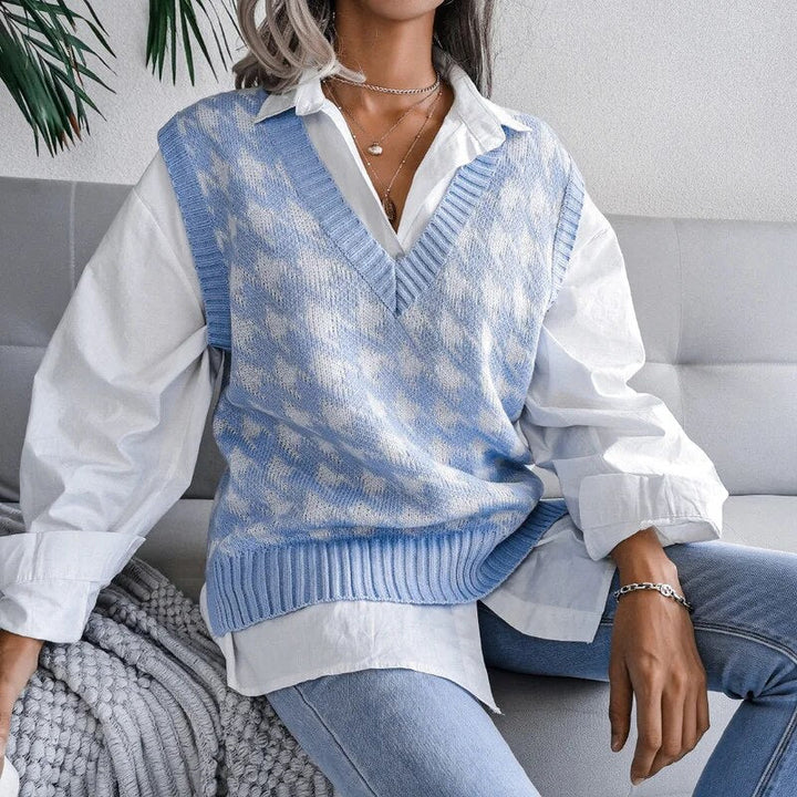 Karierter Damen-Spencer – Yara