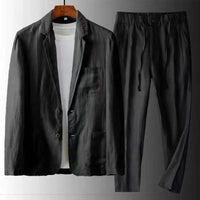 Urbanes Casual Leinen-Set für Herren - Simon