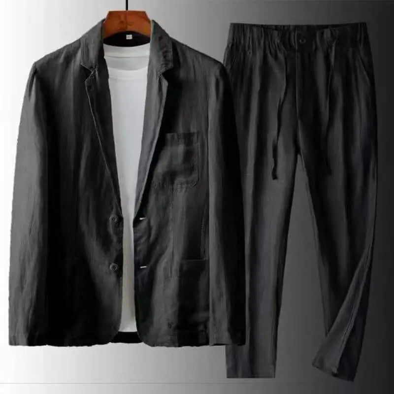 Urbanes Casual Leinen-Set für Herren - Simon