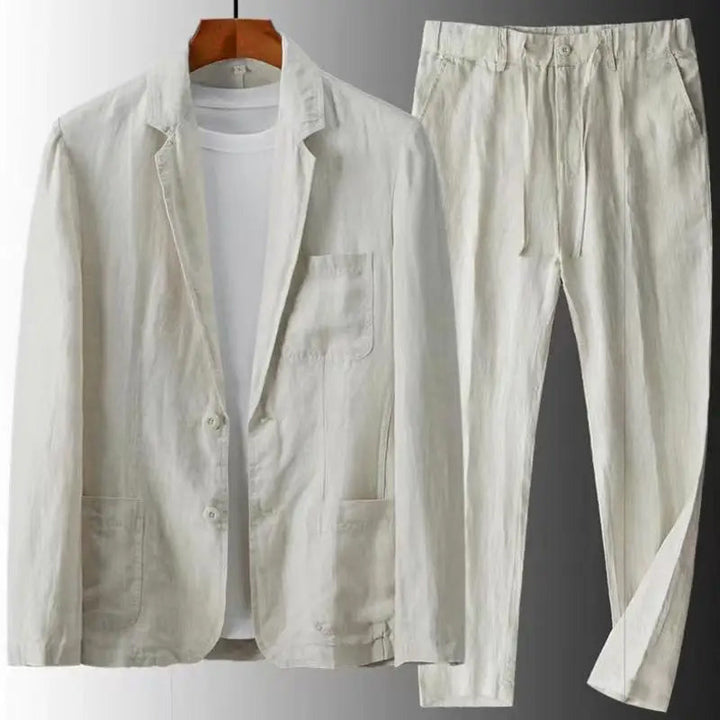 Urbanes Casual Leinen-Set für Herren - Simon