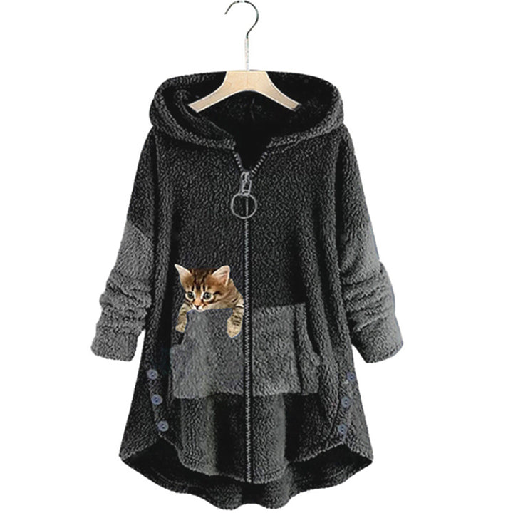 Verspielter Teddy-Mantel - Maja