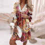 Bedrucktes Lockeres Kleid - Amara