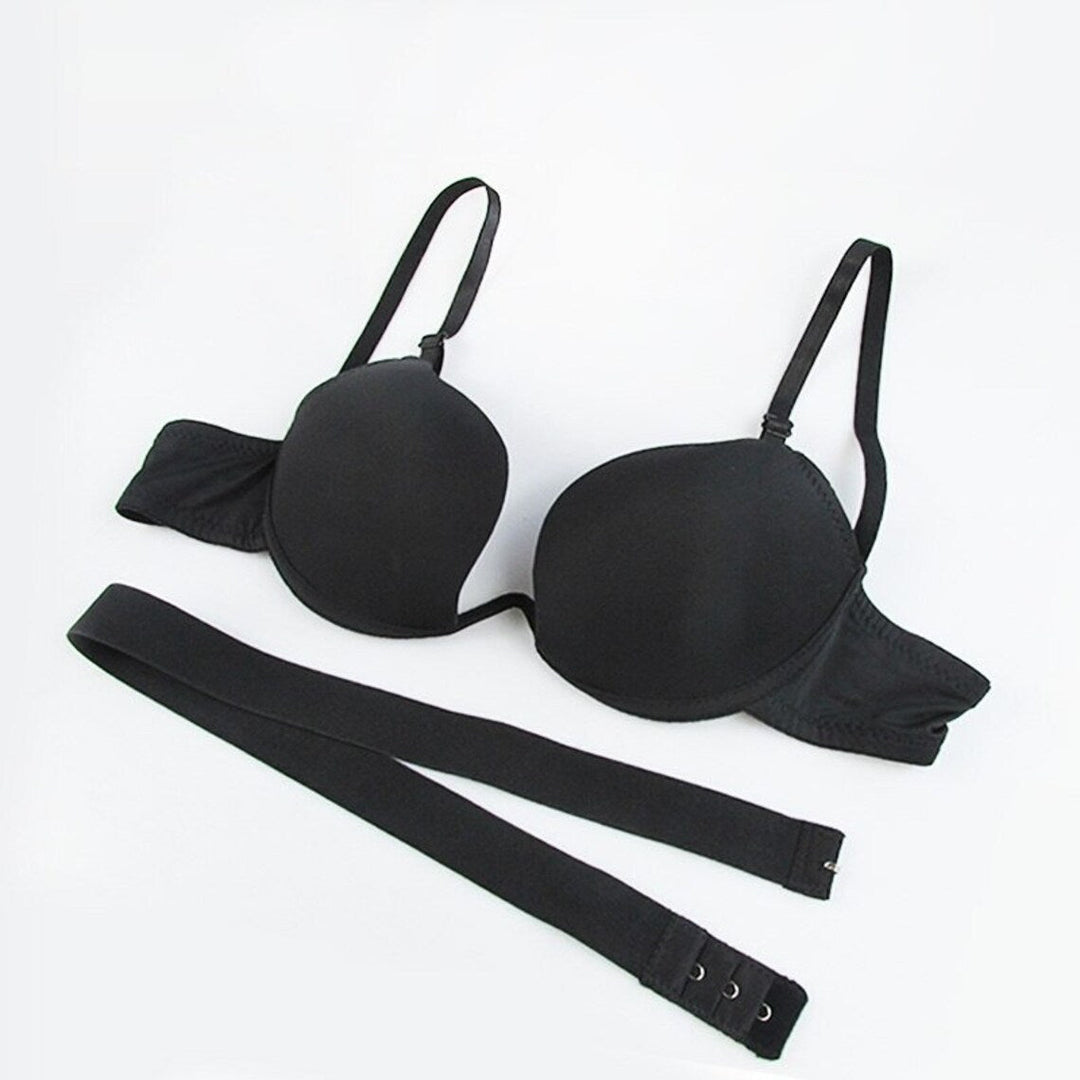 Low Cut Push-Up Bra | With Deep U-Cut