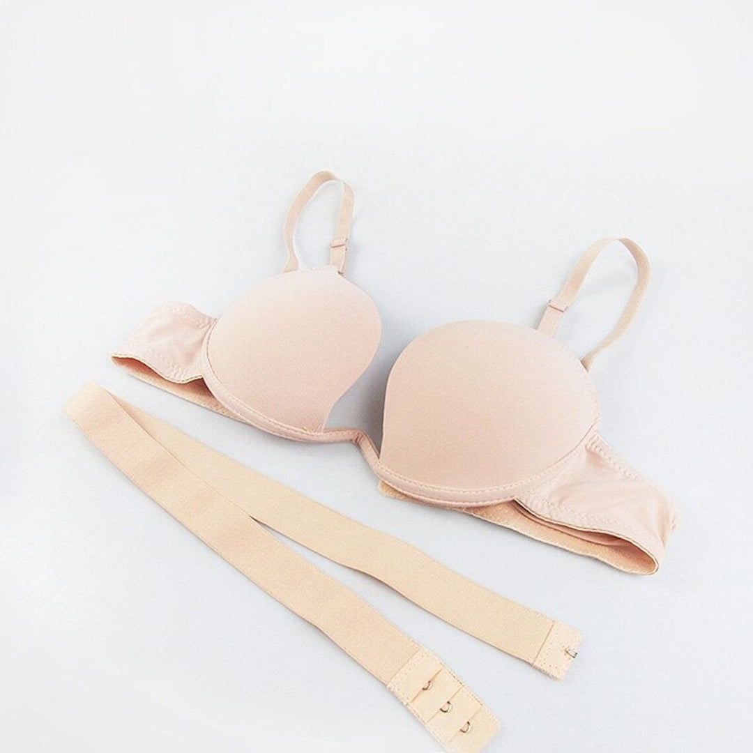 Low Cut Push-Up Bra | With Deep U-Cut