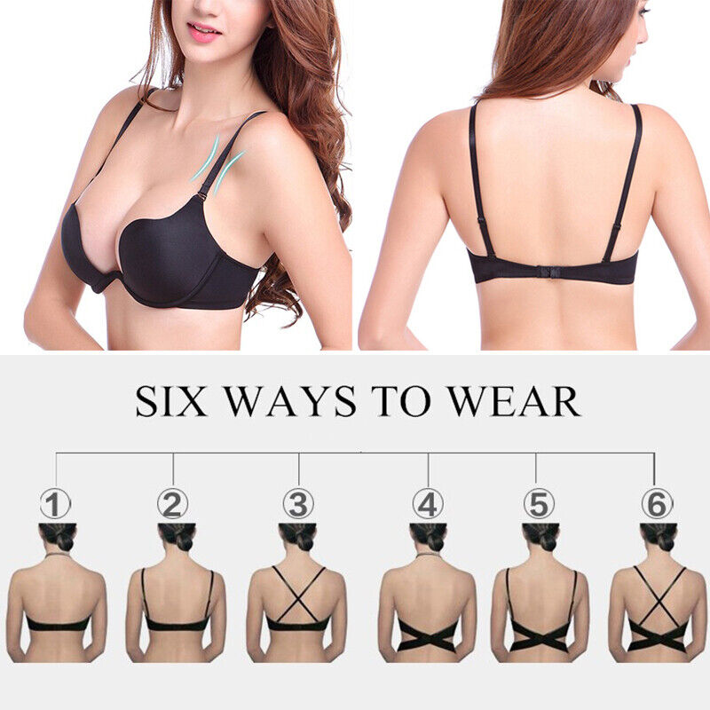 Low Cut Push-Up Bra | With Deep U-Cut