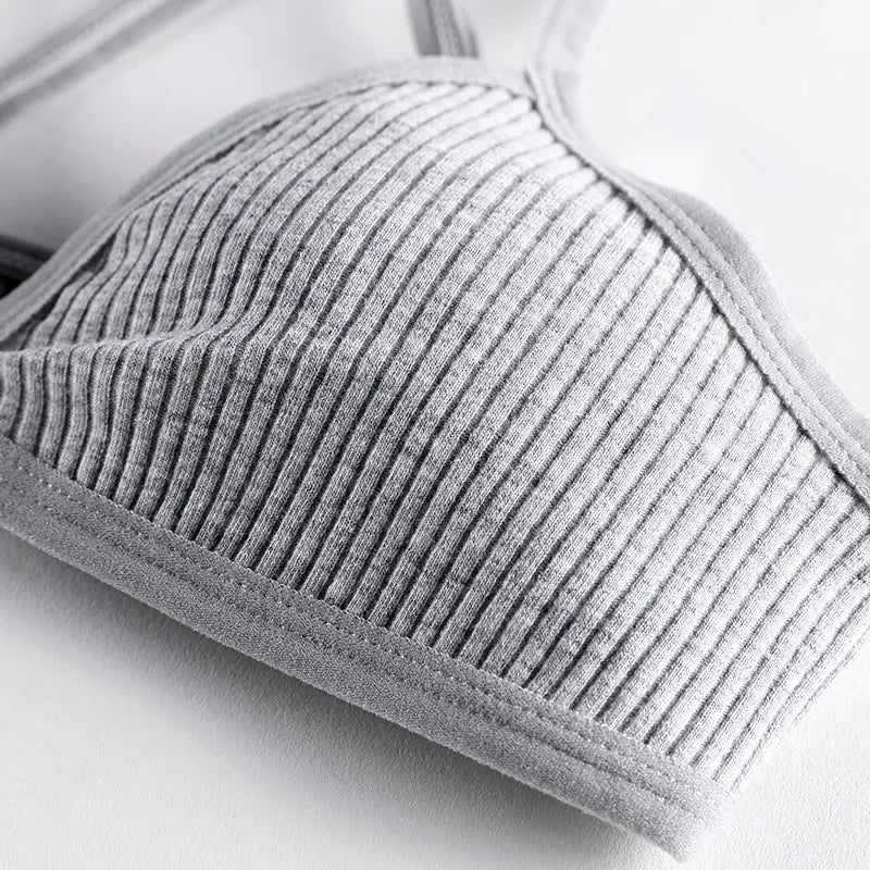 Crossed Bra | With Deep V-Neckline