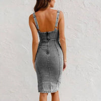 Stylish dress with slit – Rike