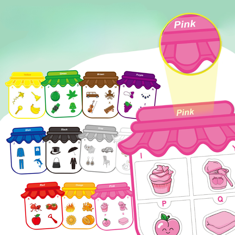 Magnetic Learning Stickers - ColorClub