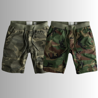 Shorts with Camouflage Print - Ranger