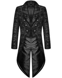 Herren Gothic Jacke mit Brokatmuster - Victor