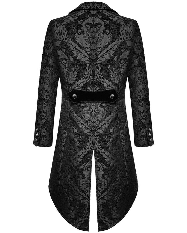 Herren Gothic Jacke mit Brokatmuster - Victor