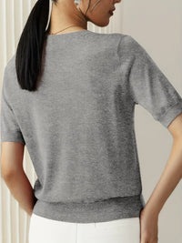 Damen Pullover mit kurzen Ärmeln – Mila