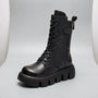 Dicker Plateaukampfstiefel - Marla