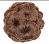 Blumenförmige Haarklammer mit Hairextension – Fiora