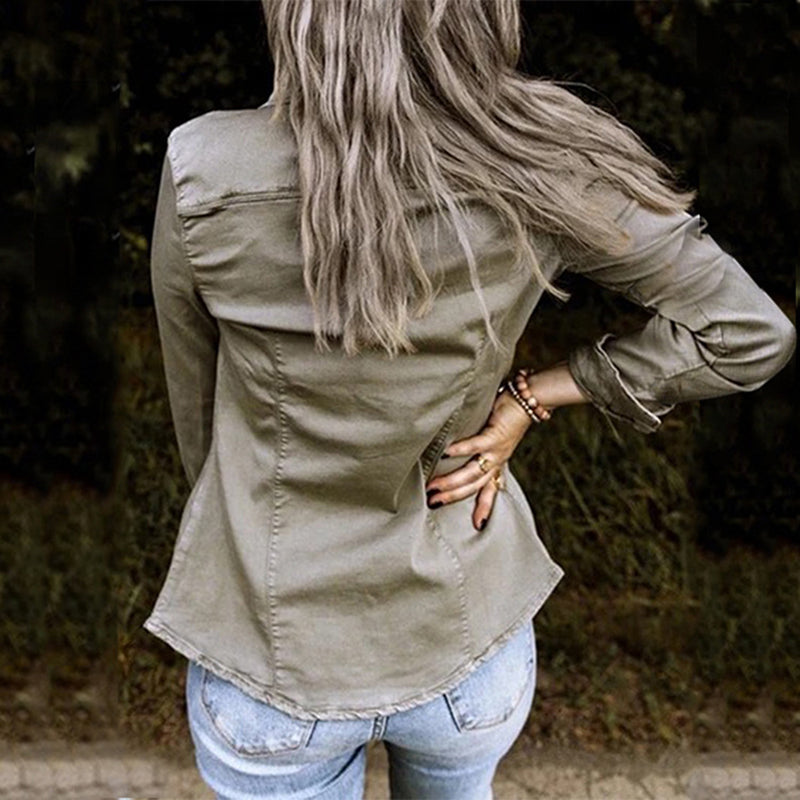 Stijlvolle Dames Jeansjack - Elisa
