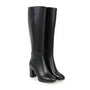 Kniehohe Damenstiefel mit Absatz - Sienna