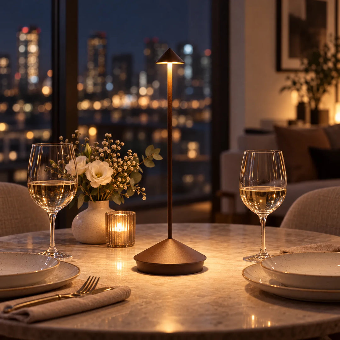 Draadloze LED Tafellamp Met Dimbaar Licht Voor Romantische Diners