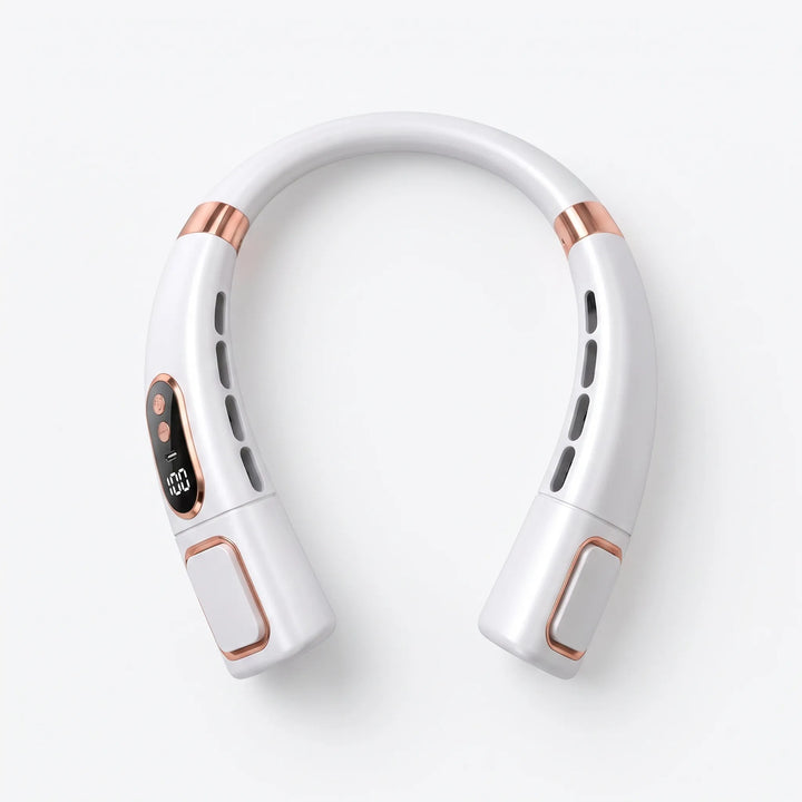 Draagbare Bladloze USB Nekventilator Voor Onderweg - Nexflow