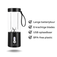 Tragbarer Smoothie-Mixer mit 6 Leistungsstarken Klingen - BlendEase Pro