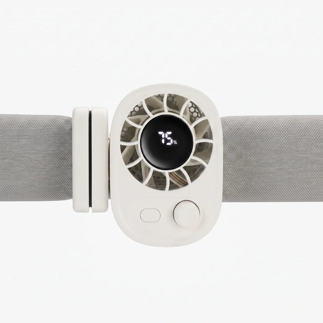 Draagbare Clipventilator Met Display - Aeroclip