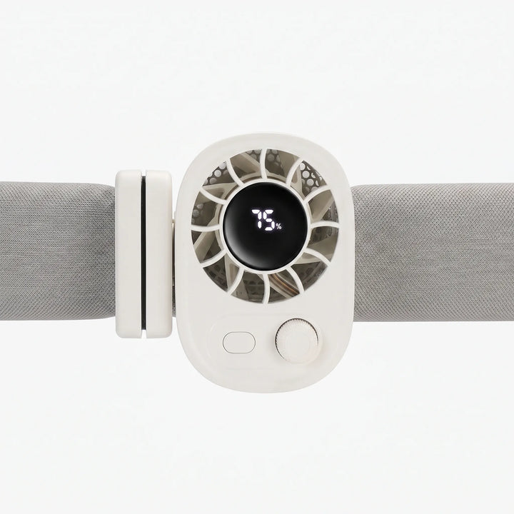 Draagbare Clipventilator Met Display - Aeroclip