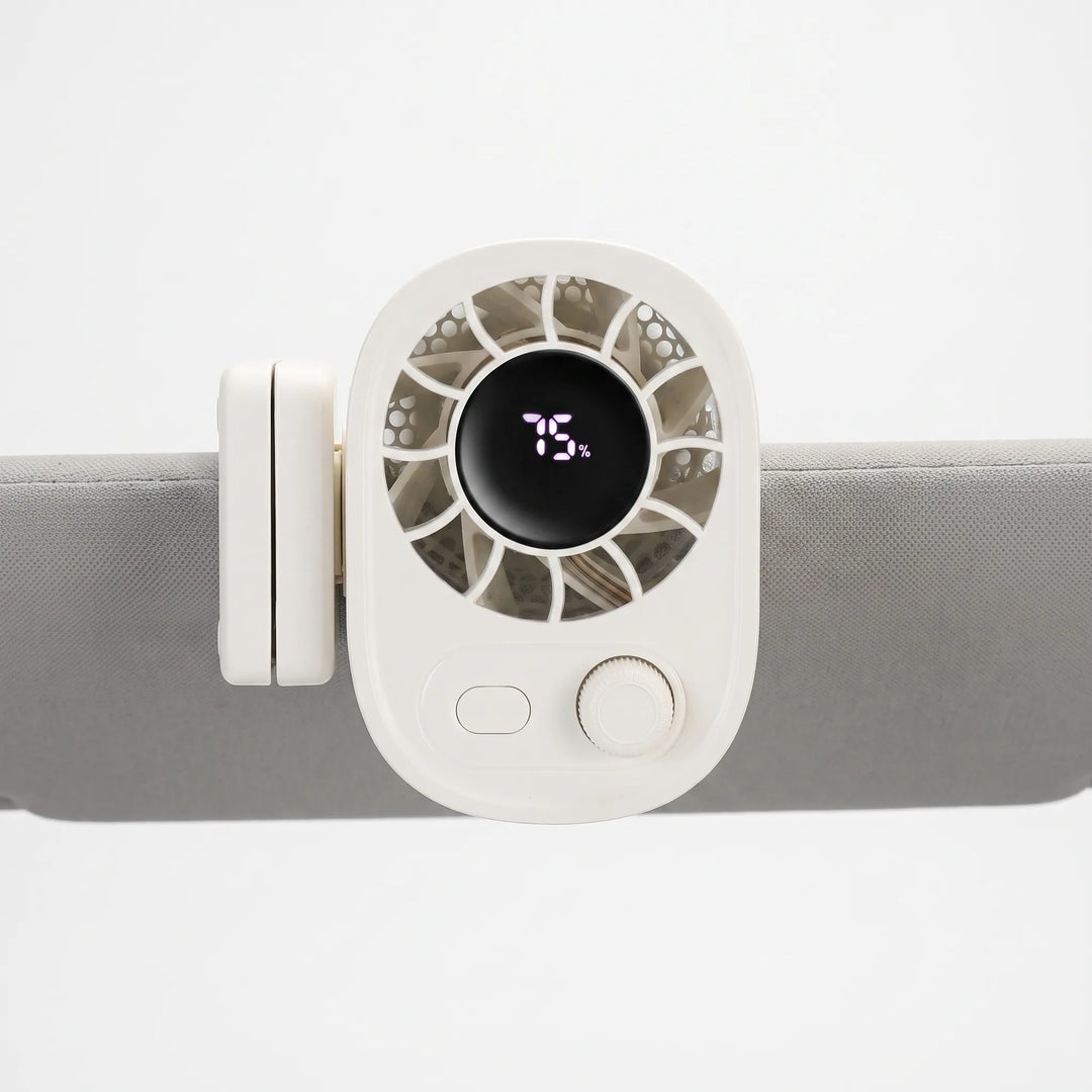 Draagbare Clipventilator Met Display - Aeroclip