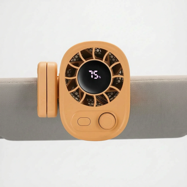 Draagbare Clipventilator Met Display - Aeroclip