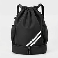 Drawstring Sports Backpack With Wet Compartment -  Zyphoar