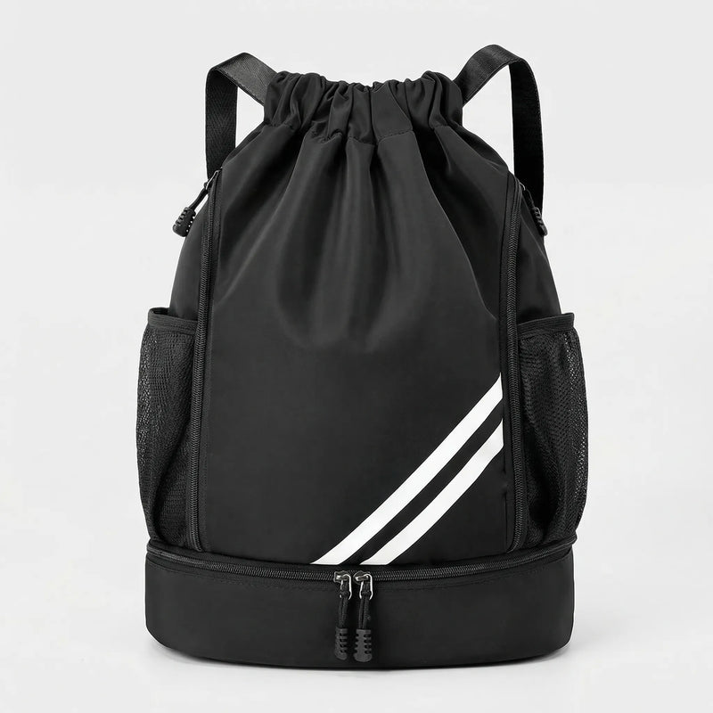 Drawstring Sports Backpack With Wet Compartment -  Zyphoar