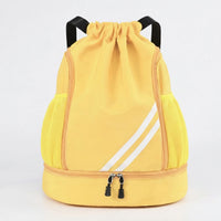 Drawstring Sports Backpack With Wet Compartment -  Zyphoar
