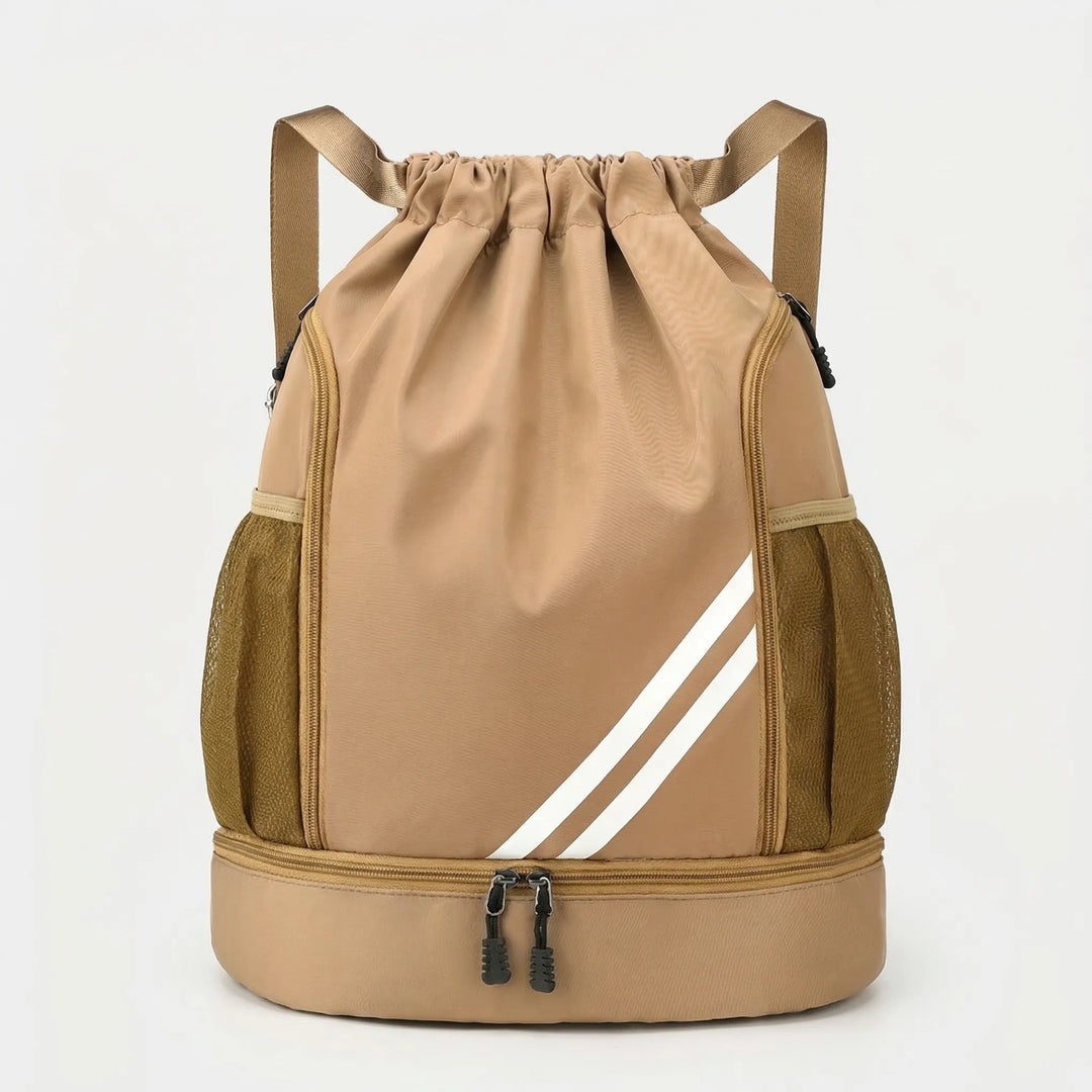 Drawstring Sports Backpack With Wet Compartment -  Zyphoar