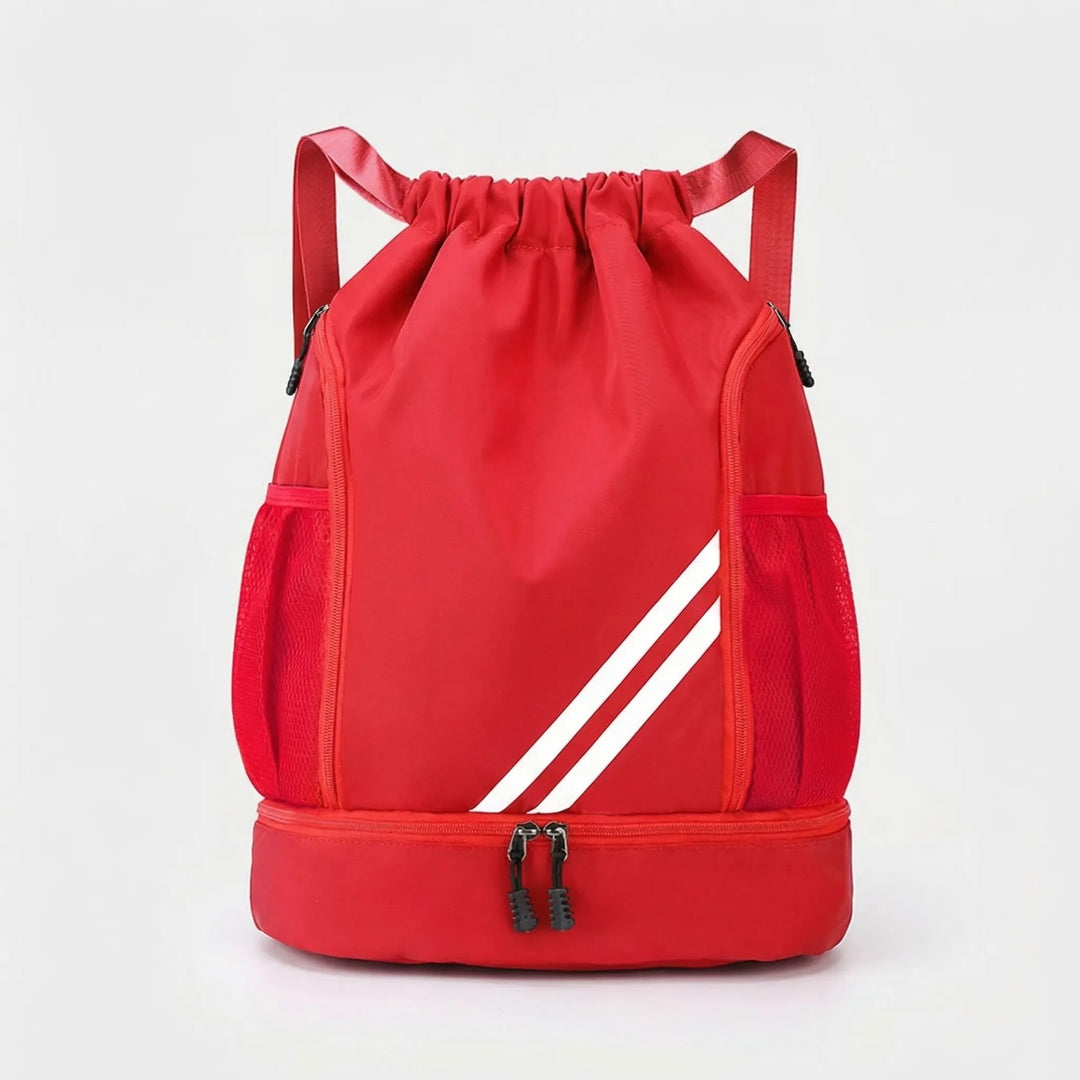 Drawstring Sports Backpack With Wet Compartment -  Zyphoar