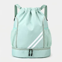 Drawstring Sports Backpack With Wet Compartment -  Zyphoar