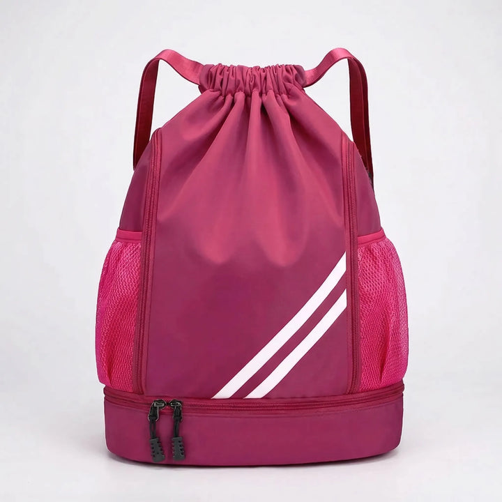 Drawstring Sports Backpack With Wet Compartment -  Zyphoar