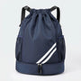 Drawstring Sports Backpack With Wet Compartment -  Zyphoar