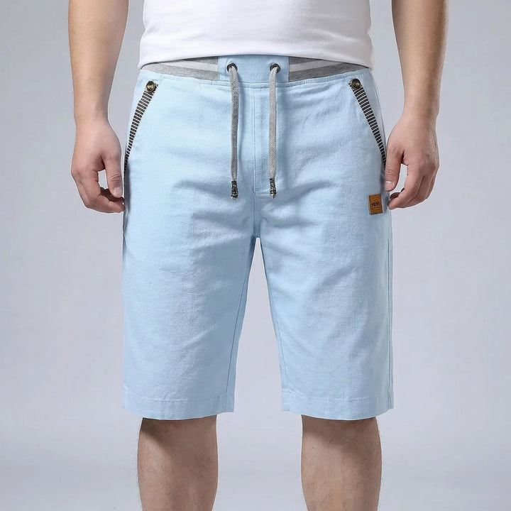 Drawstring Waist Bermuda Shorts - Saul