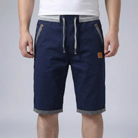 Drawstring Waist Bermuda Shorts - Saul