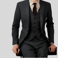 Dreiteiliger Slim-Fit-Anzug - Ansgar
