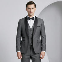 Dreiteiliger Slim-Fit-Anzug - Hennes