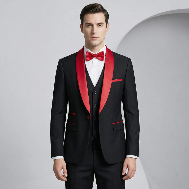 Dreiteiliger Slim-Fit-Anzug - Hennes