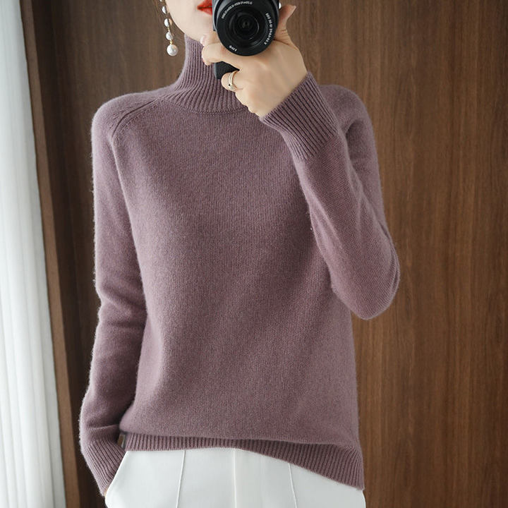 Warmer Rollkragenpullover für Damen - Celeste