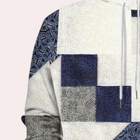 Trendiger karierter Hoodie für Herren - Cedric