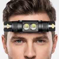 Dual-LED Rechargeable Head Torch -  Blazefront