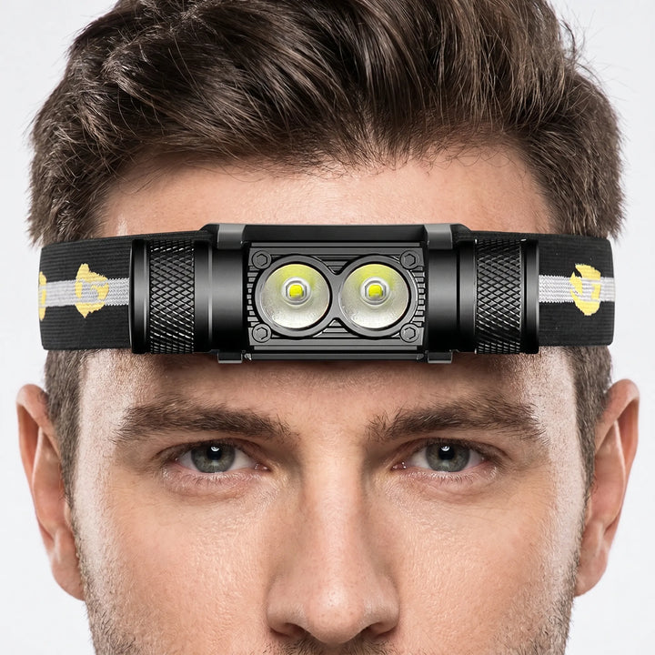 Dual-LED Rechargeable Head Torch -  Blazefront