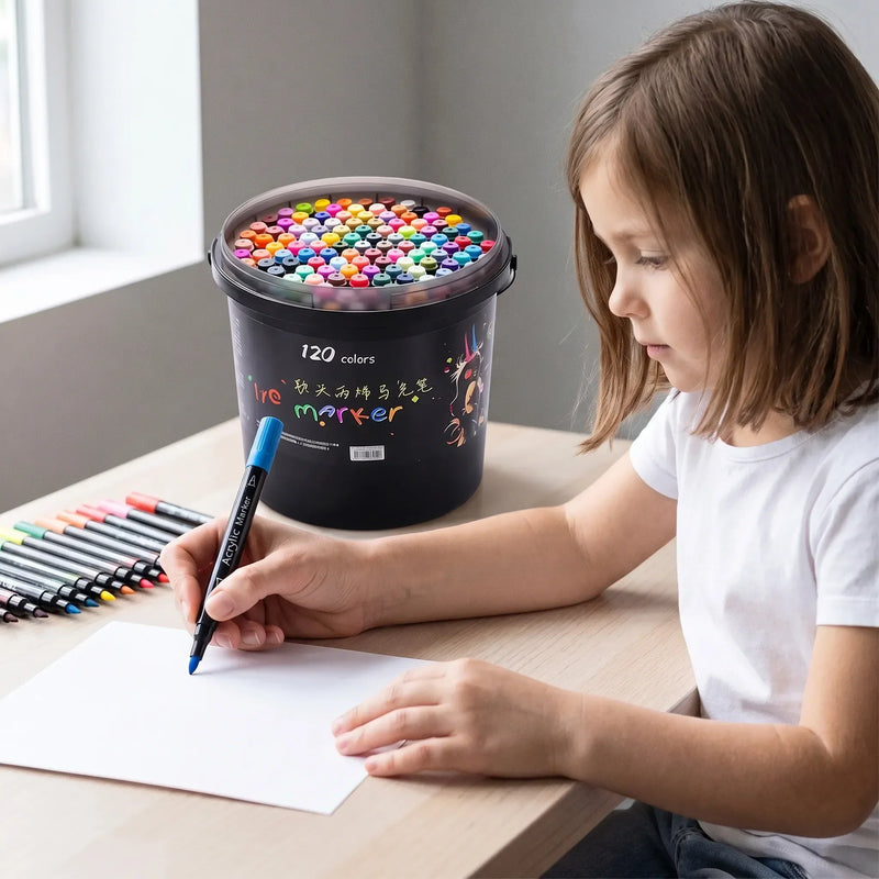 Dual Tip Art Paint Markers - Vivelia