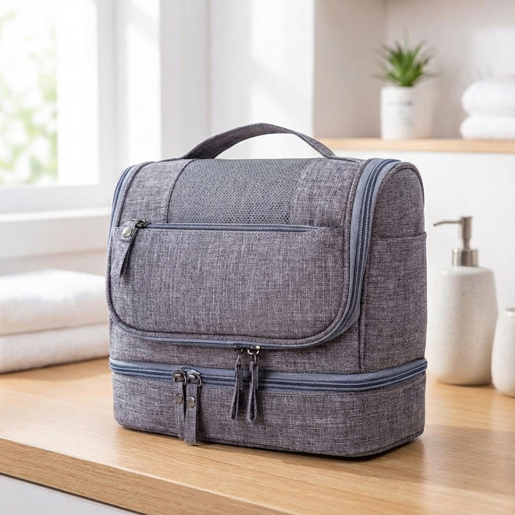 Dubbelcompartiment Toilettas - Voyageluxe