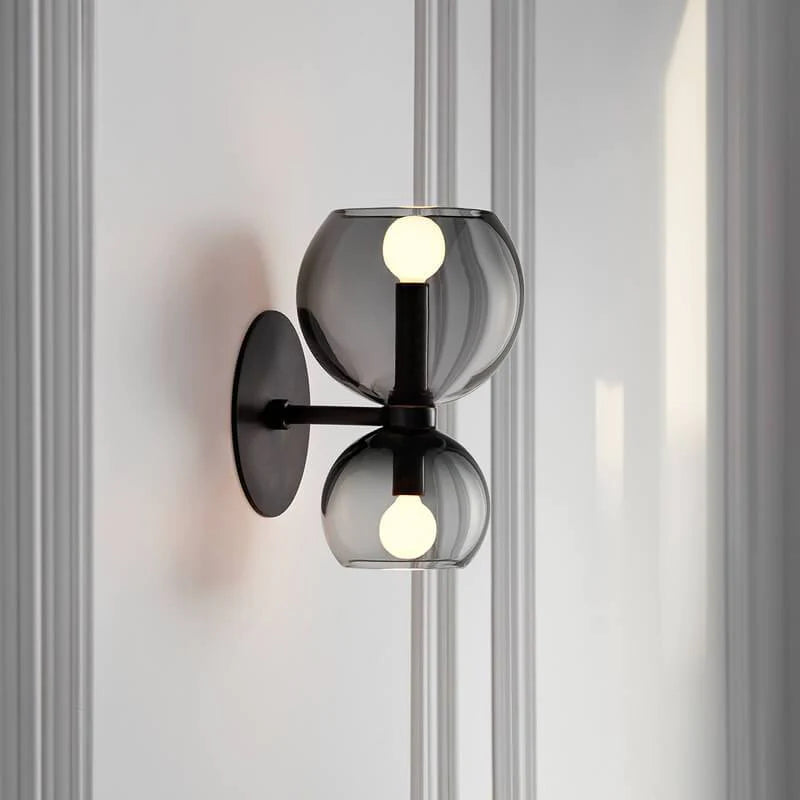 Minimalistische doppelte LED-Wandleuchte – Lumis Duo