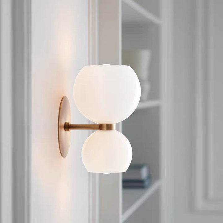 Minimalistische doppelte LED-Wandleuchte – Lumis Duo
