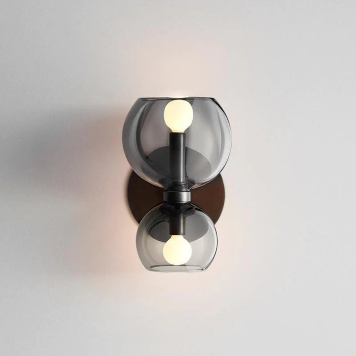 Minimalistische doppelte LED-Wandleuchte – Lumis Duo