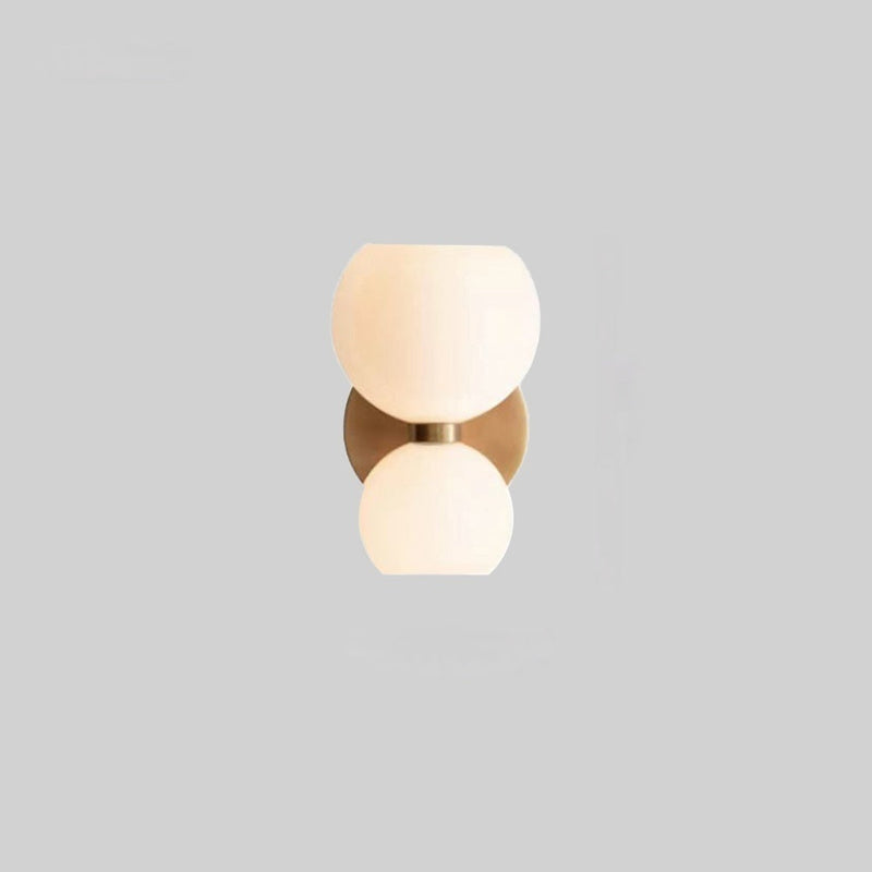 Minimalistische doppelte LED-Wandleuchte – Lumis Duo